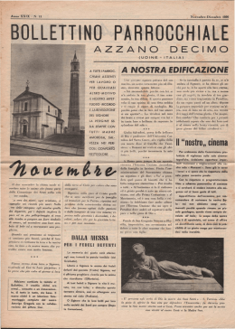 1956 novembre-dicembre - Parrocchia San Pietro Apostolo