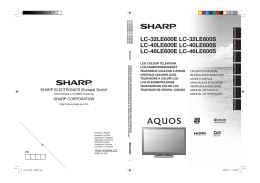 LC-32/40/46LE600E Operation-Manual