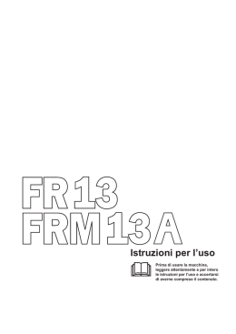Istruzioni per l`uso