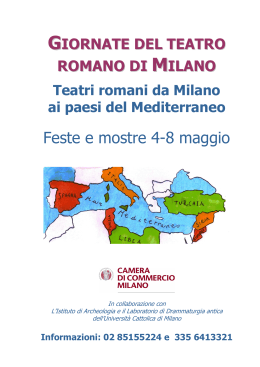 Feste e mostre 4-8 maggio - Camera di Commercio di Milano