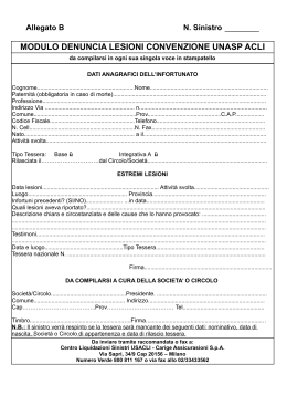 modulo denuncia lesioni convenzione us acli