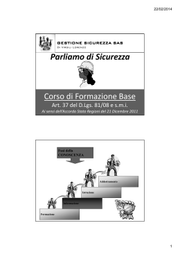 D.Lgs 81/08 - GESTIONE SICUREZZA sas di Virgili Lorenzo