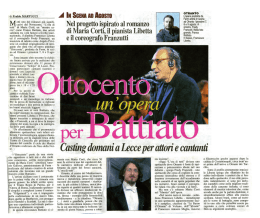 5 giugno 2009 - Il Quotidiano