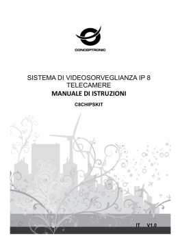 sistema di videosorveglianza ip 8 telecamere