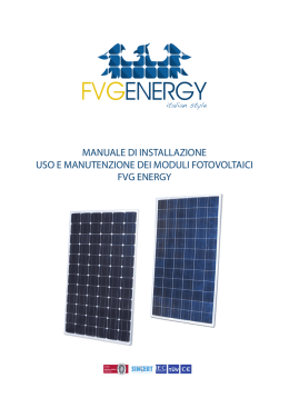 manuale di installazione uso e manutenzione dei