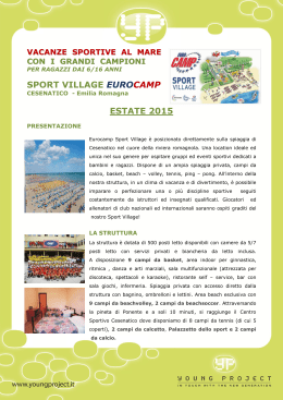 sport village eurocamp estate 2015