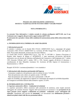 Nota Informativa e Condizioni 2014