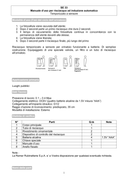 1 SE 33 Manuale d`uso per risciacquo ad induzione automatica