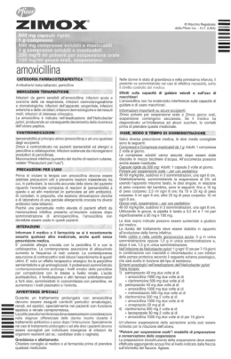 Zimox - foglietto illustrativo (Pharmamedix)