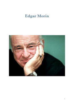 Edgar Morin - scuola d`ipnosi