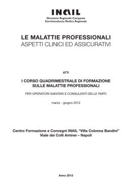 Malattie Professionali
