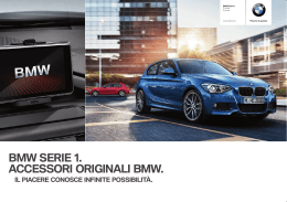 BMW serie 1 catalogo (F20 F21)