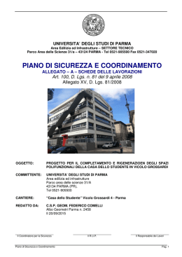 OPP 2013-022 - PSC Rev_00 Allegato A Schede