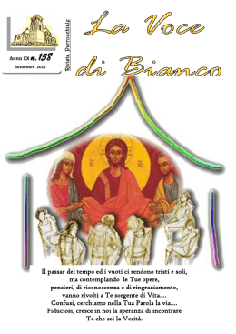 Settembre - Parrocchia Bianco