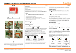 RedCap Istruzioni d`uso IT / Instruction Manual EN - 4-noks