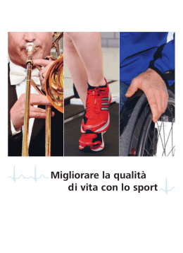 Supplemento (Migliorare la qualit&agrave; di vita con lo sport)