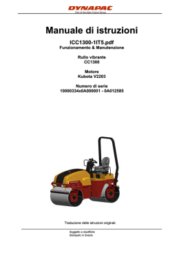 Manuale di istruzioni