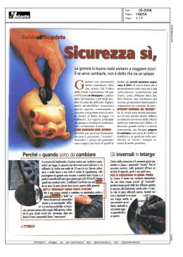 Data 05-2008 148154 1 i` 7 - Pneumatici sotto controllo