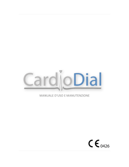 manuale d`uso e manutenzione