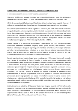 V.W.Morgese - scheda - Biblioteca Rurale `Il Poggio`