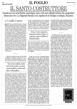 IL FOGLIO