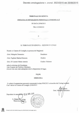 Trib Ge Decreto n. 3523