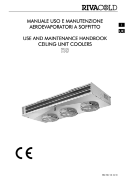 manuale uso e manutenzione aeroevaporatori a