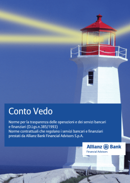 Conto Vedo - Allianz Bank