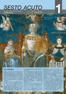 Numero 1 - a sesto acuto