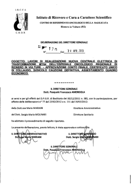 Istituto di Ricovero e Cura a Carattere Scientiﬁco