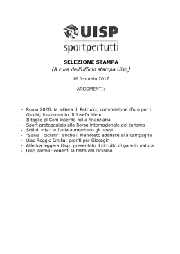 Scarica il pdf - Uisp intranet