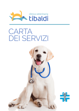 carta dei servizi - Clinica Veterinaria Tibaldi