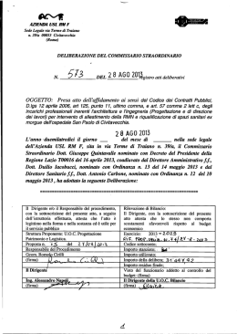 Delibera n. 576 del 28/08/2013