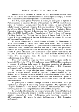 Curriculum Vitae - Campusnet Unito