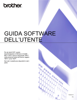 guida software dell`utente