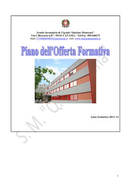 il POF 2013/2014 - maioranacatania.it