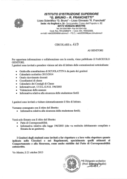 ISTITUTO D`ISTRUZIONE SUPERIORE