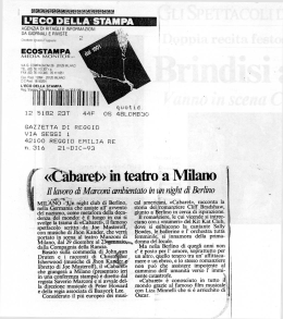 l`eco della`=`stam - Compagnia della Rancia
