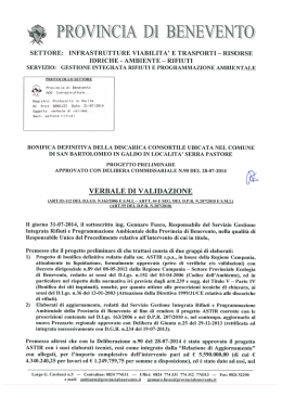 settore: infrastrutture viabilita` e trasporti - risorse