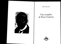Vita semplice di Ren&eacute; Gu&eacute;non (Paul Chacornac)