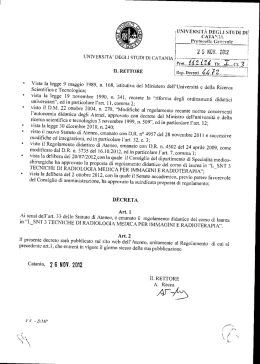 L SNT 3 - TECNICHE DI RADIOLOGIA MEDICA PER IMMAGINI