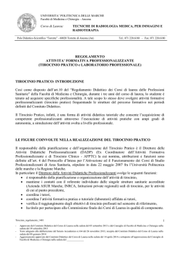 a tutti i docenti del corso di laurea