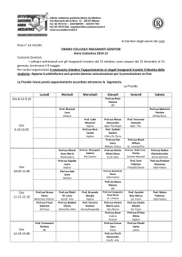 Colloqui Licei 14-15 - Istituto Salesiano Maria Ausiliatrice | Via