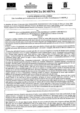 ti? - Ente Senese Scuola Edile