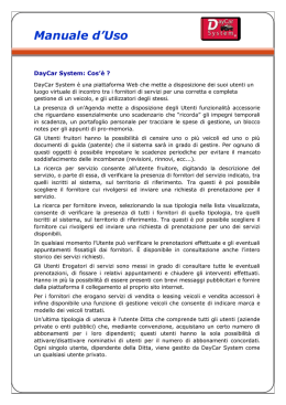 Manuale d`Uso