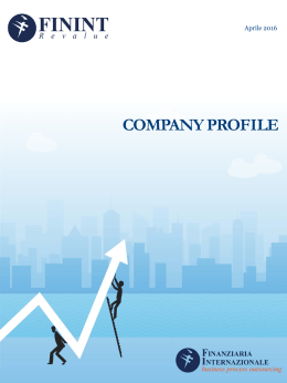 company profile - Finint Revalue