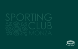 appuntamenti aprile - Sporting Club Monza