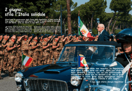 2 giugno: sfila l`Italia solidale