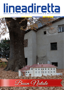 Nuova Edizione Dicembre 2015 - Cassa Rurale di Mezzocorona