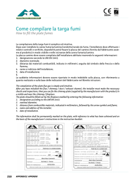 Targa Fumi - MT Camini srl